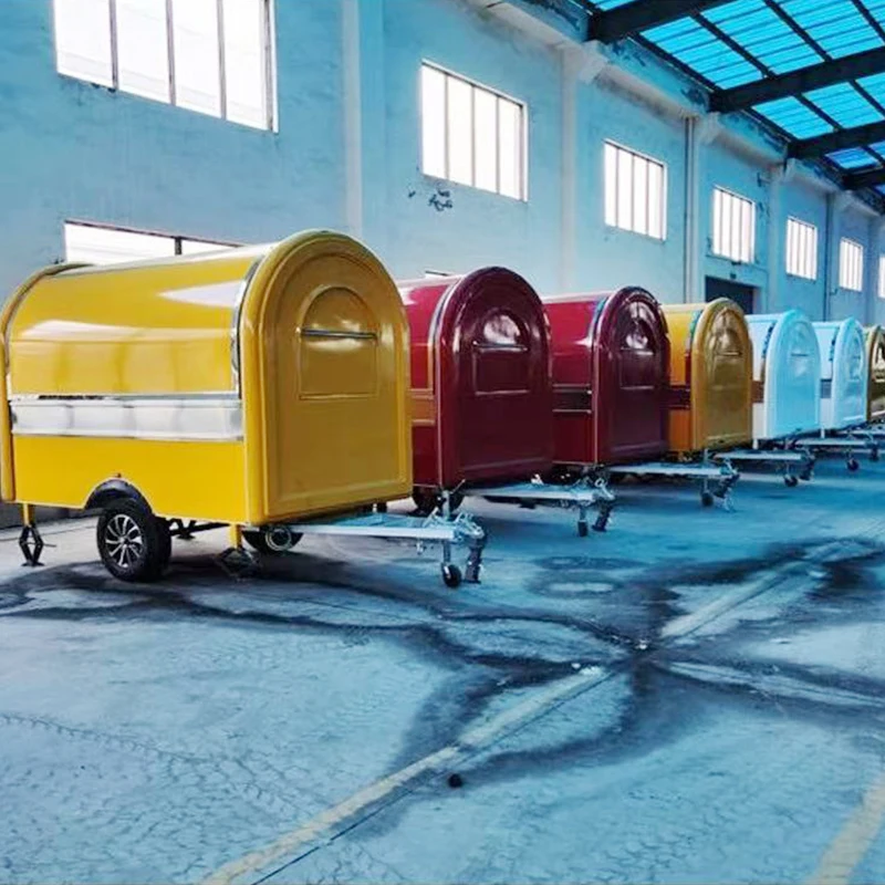 Hergestellt in China, mobiles elektrisches Dreirad, Motorrad, Hotdog, Essen, Auto, Van, Snackwagen