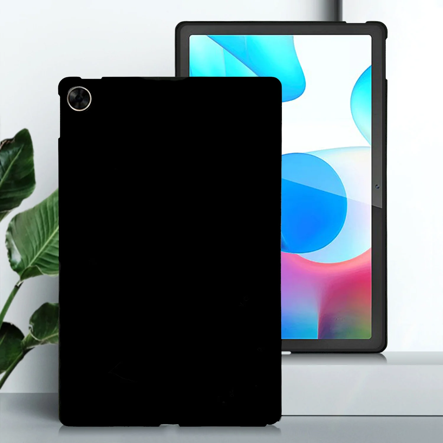 Silicone Tablet Case For Realme Pad 2 11.5 Pad Mini 8.7 OPPO Pad SE “11” Pad Air2 Realme Pad 10.4 Flexible Soft TPU Black Shell