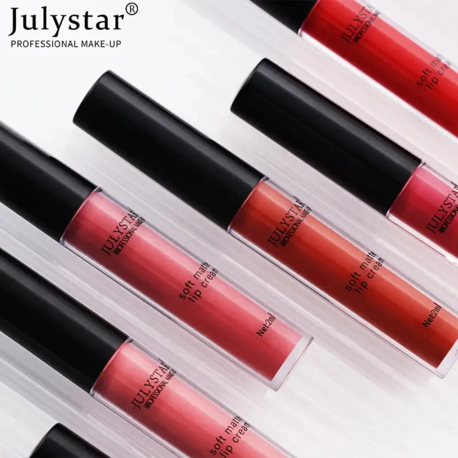 벨벳 립 글레이즈 세트 - 방수, 변색되지 않음, 오래 지속되는 부드러운 컬러 - 여성 선물, 보습 립스틱