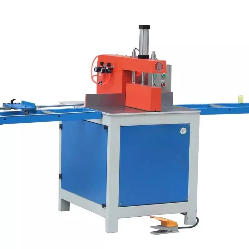 90 degree pneumatic cutting aluminum alloy doors and windows aluminum profile wood plastic semi-automatic cutting machine