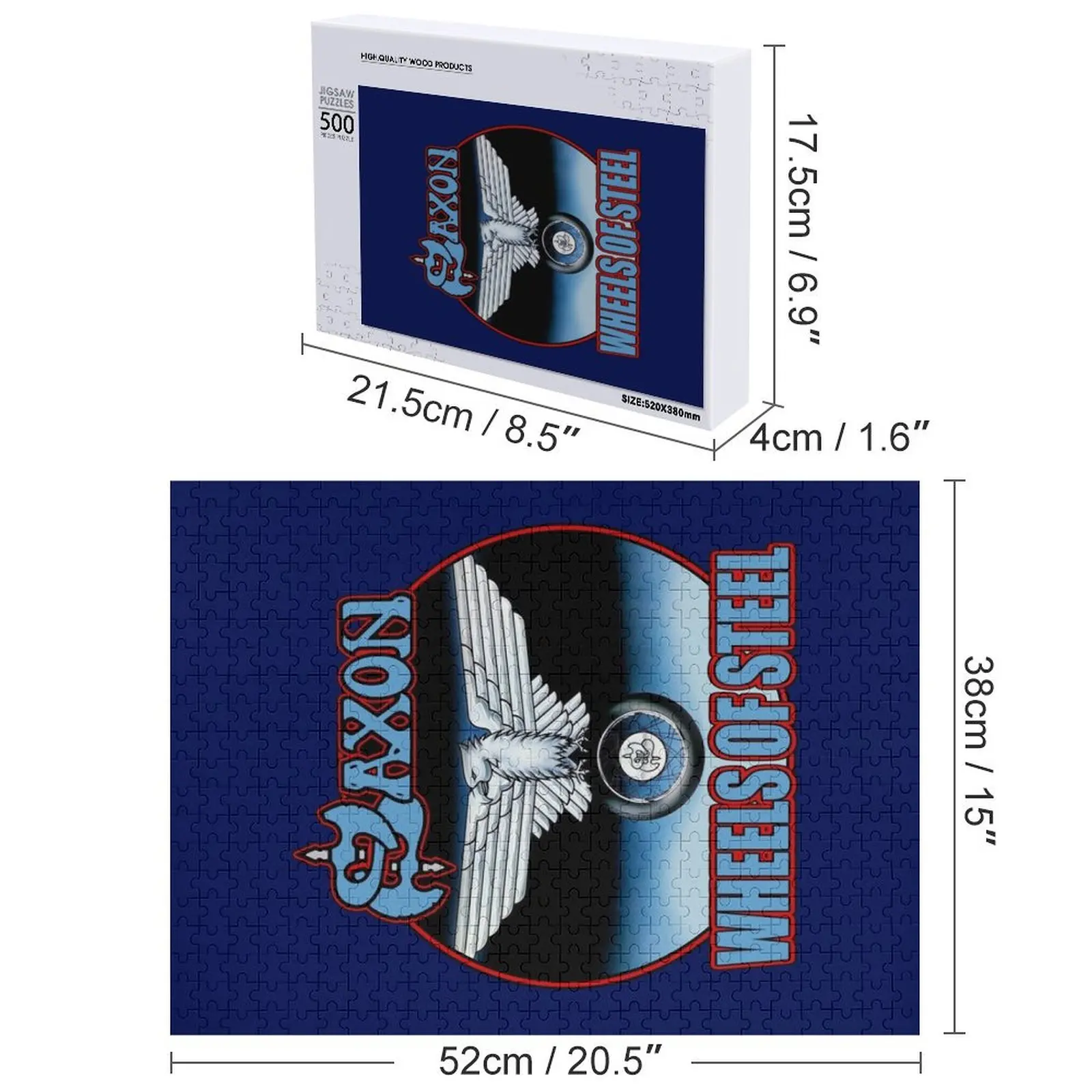 ساكسون: عجلات من الفولاذ (طبعة خاصة) أحجية الصور المقطوعة تخصيص لعبة الأطفال لغز صور الأطفال #4