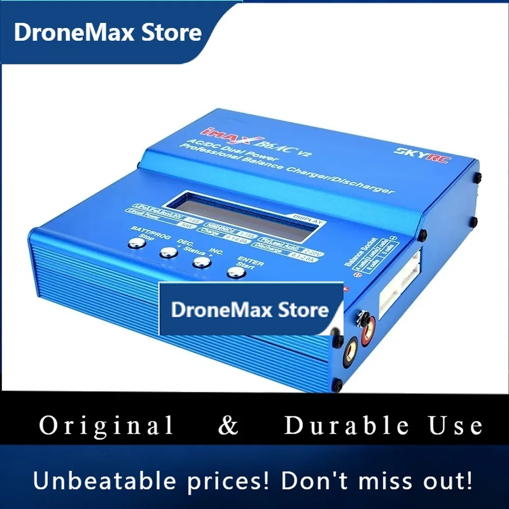 DroMaSKYRC IMAX B6AC V2 50W 6A Balance Charger Discharger Digital LCD Screen Li-ion Nimh Lipo Battery For RC Model Battery Charg
