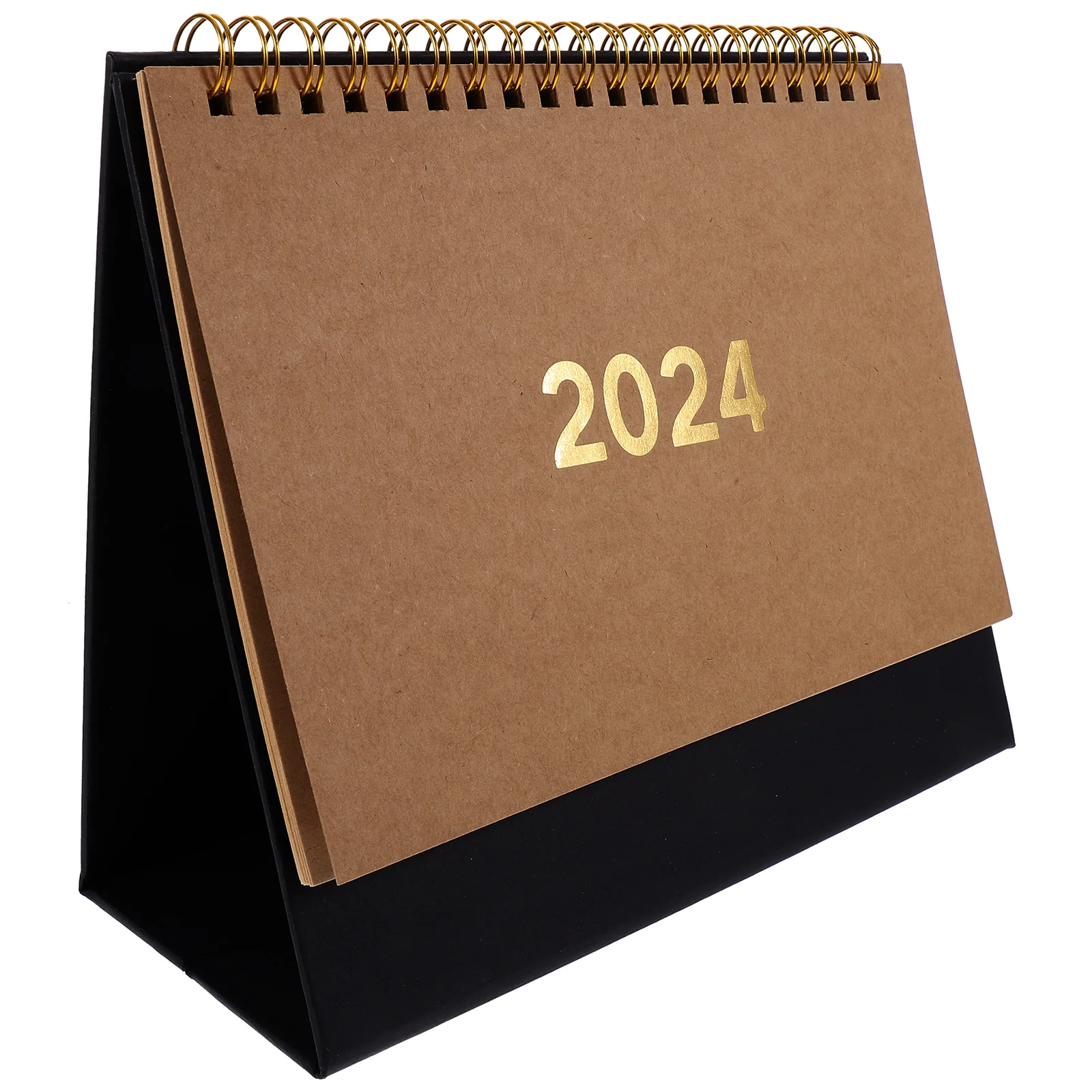 

Desktop Delicate Mini Decorative Office Home Use Standing Bright Simple Design Sturdy Mechanical Flip Calendar Table