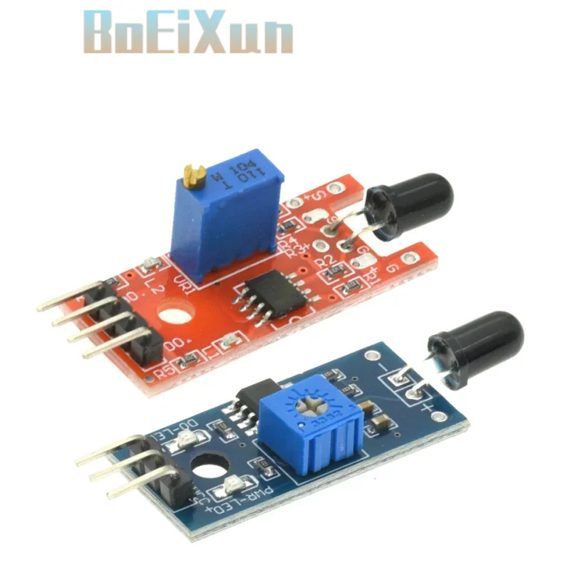 1/5/10pcs KY-026 Flame Sensor Module IR Sensor Detector For Temperature Detecting Suitable For Arduino