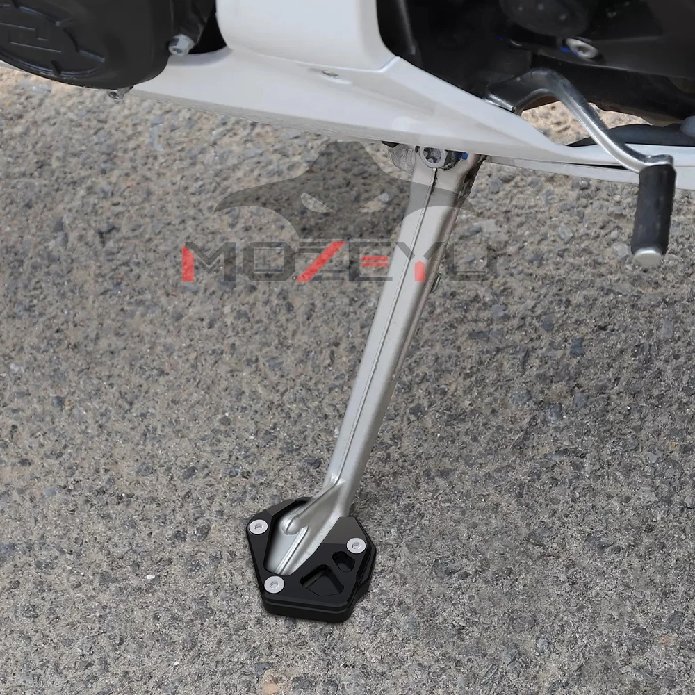 

2025 2026 для Moto Guzzi V100 V 100 Mandello 2023 2024, подставка для мотоцикла, боковая подставка для ног, расширение, увеличенная опорная пластина для ног