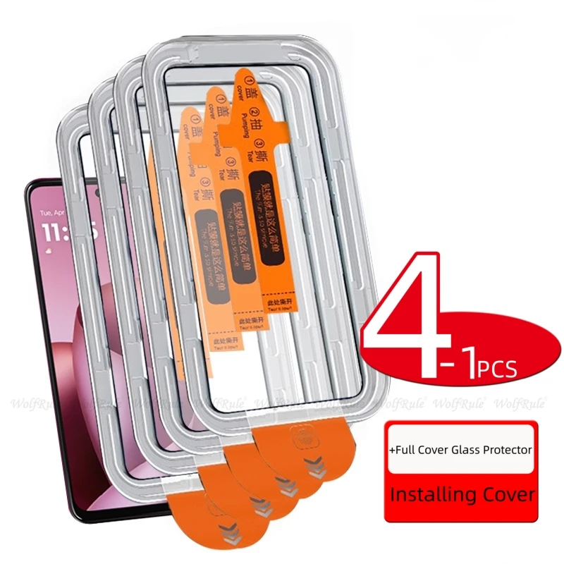 1/2/3/4 pièces, film de protection d’écran en verre trempé 9H pour Moto G37 et Moto G47, couvrant entièrement l’écran, sans résidus de colle ni de poussière, pour Motorola Moto G37 Power et G47.