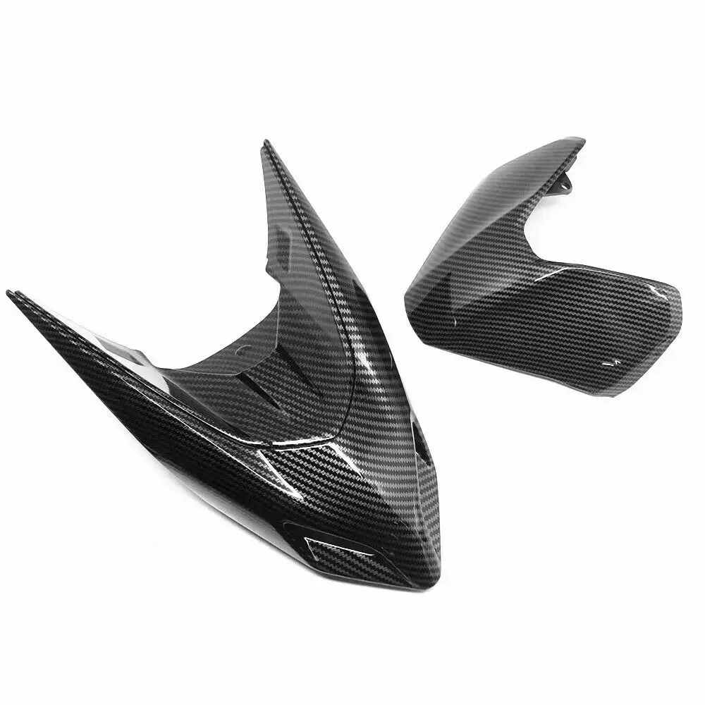 Carbon Fiber Color Front Headlight Fairing Set For Ducati Hypermotard 950 2019 2020 2021