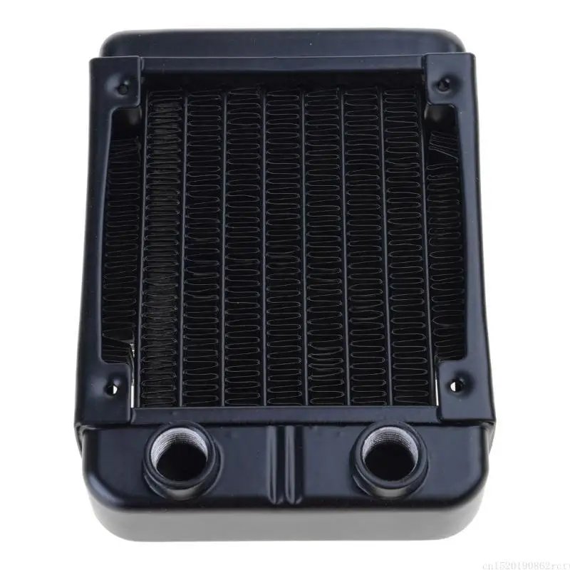 D5BB G1/4 90 มม.น้ำแลกเปลี่ยนความร้อนคอมพิวเตอร์อลูมิเนียมหม้อน้ำความร้อนความร้อนสำหรับคอมพิวเตอร์ Water Cooling System