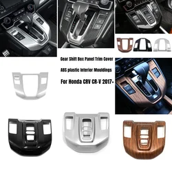 ABS Car gear panel center control gear frame decoration modification accessories For Honda CRV CR-V 2017-2021 Hybrid and Petrol