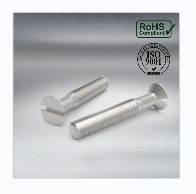 DIN 963 Slotted Countersunk Head Screws  FOB Price US$0.10-5.00 / Piece 10,000 Pieces (MOQ)