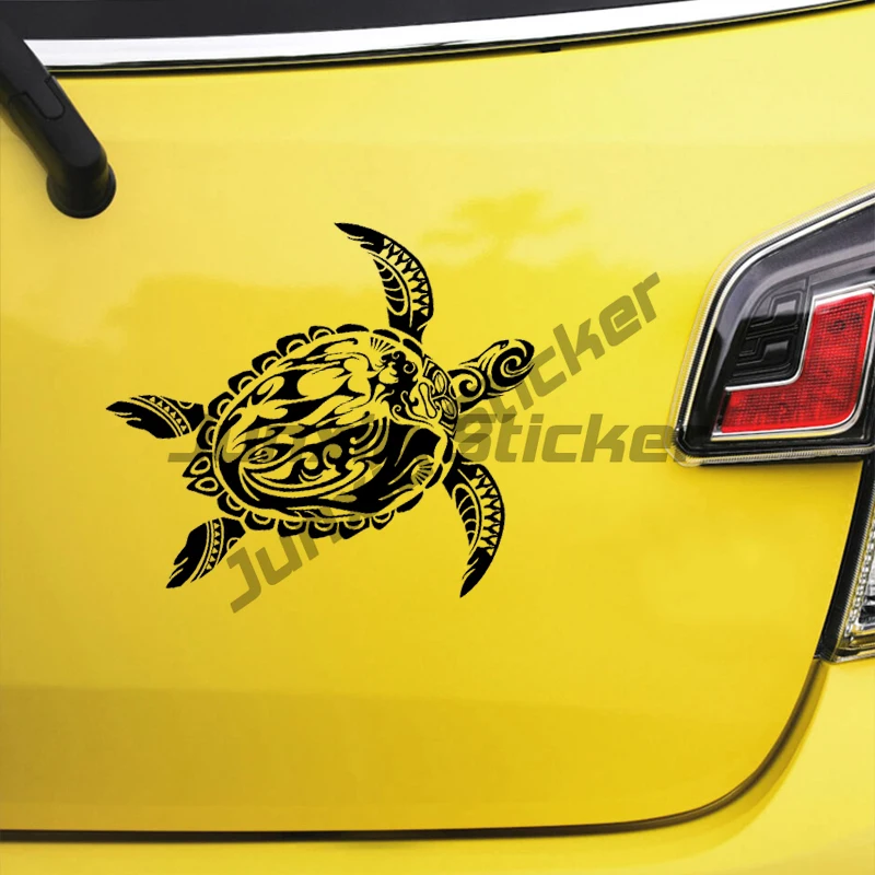 Sea Turtle Mermaid Ocean Tribal Fishing Boat Car Window Vinyl Decal Sticker Car Styling Car Accessories Pegatinas Para Coche