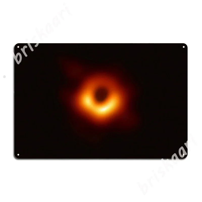 First Ever Images Of A Black Hole 8k Resolution Metal Signs Wall Cave Cave pub Customize Mural Painting Tin sign Posters