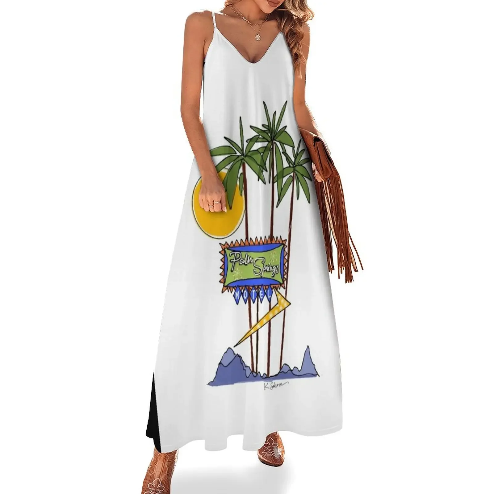 

Palm Springs Motel Sleeveless Dress sexy dress sexy dress for women women formal occasion dresses