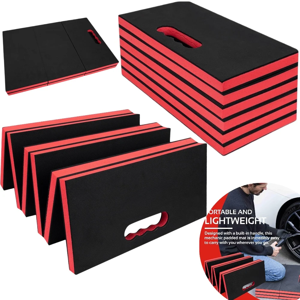 

Mechanics Mat Large Folding Garage/Kneeling/Laying EVA Foam Work Mat Mechanics Kneeling Pad Maintenance Mat For Under Car