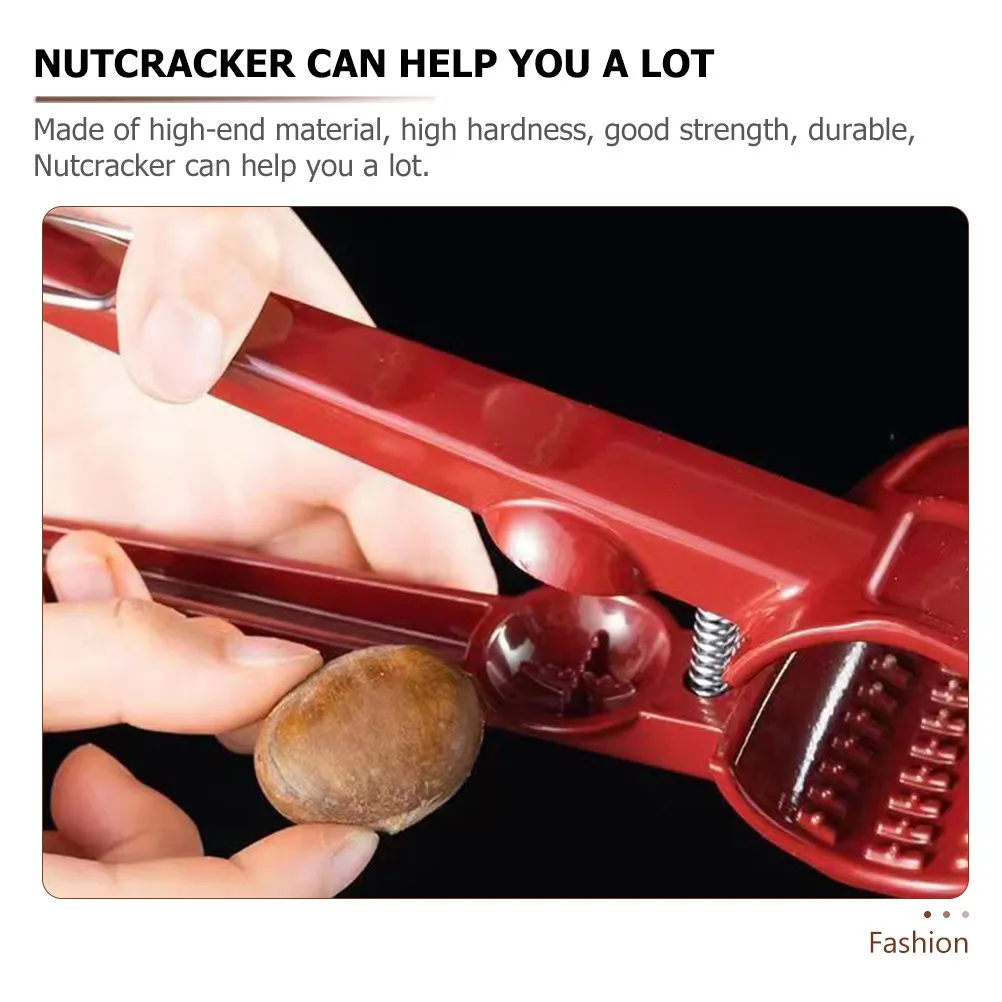 

Sturdy Aluminum Nutcracker Sheller for Walnuts Almonds Pecans Multi Function Kitchen Gadget Household Nut Opener Tool Convenient