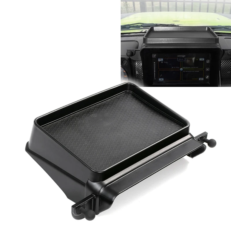 

Jimny Storage Box Держатель для телефона на приборной панели с беспроводным зарядным устройством для Suzuki Jimny JB64 JB74 2019 2020 2021 2022 2023 2024