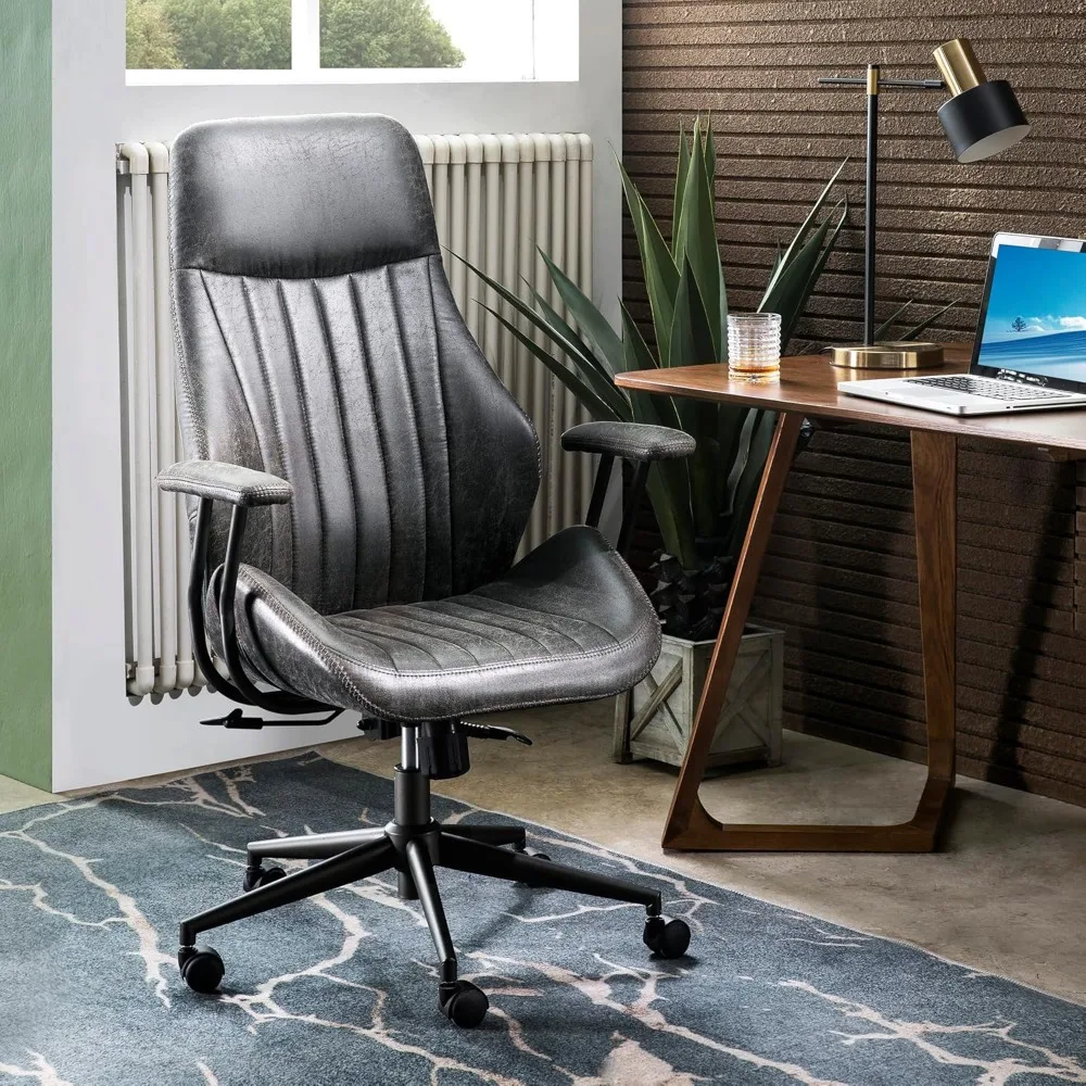 Ergonomic Office Chair Home Office Desk Chair Computer Chair with Lumbar Support High Back Executive Height Adjustable