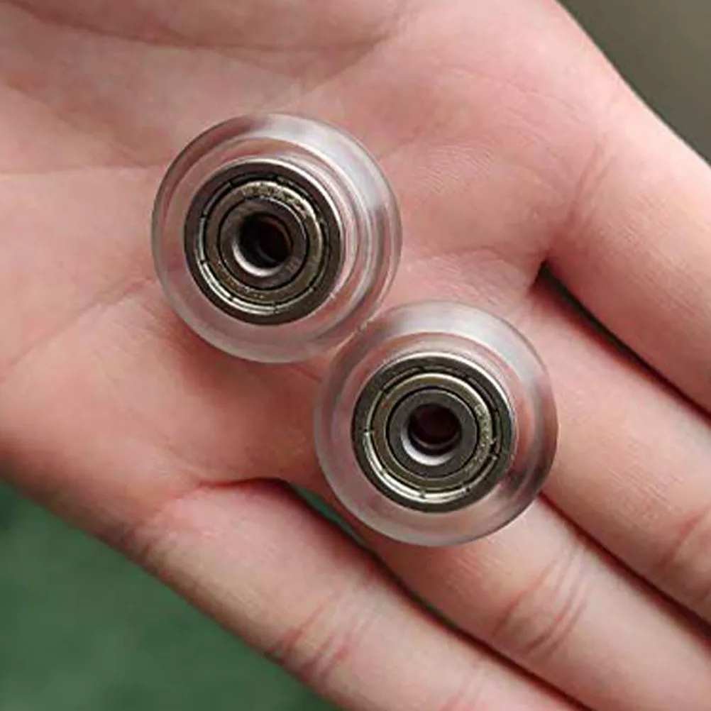 

26Pcs Passive Round Pulley Wheels Plastic Bearing Rollers Clear Set for 3D Printer Cnc Machine Sliding Parts Plastic Pulley