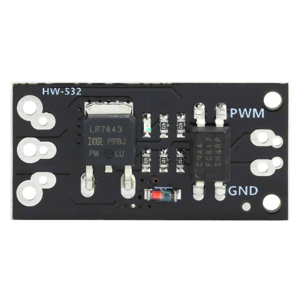 1-10 pz HW-532B LR7843 modulo FET isolato MOSFET MOS tubo modulo FET scheda relè di ricambio per controllo arresto avviamento motore