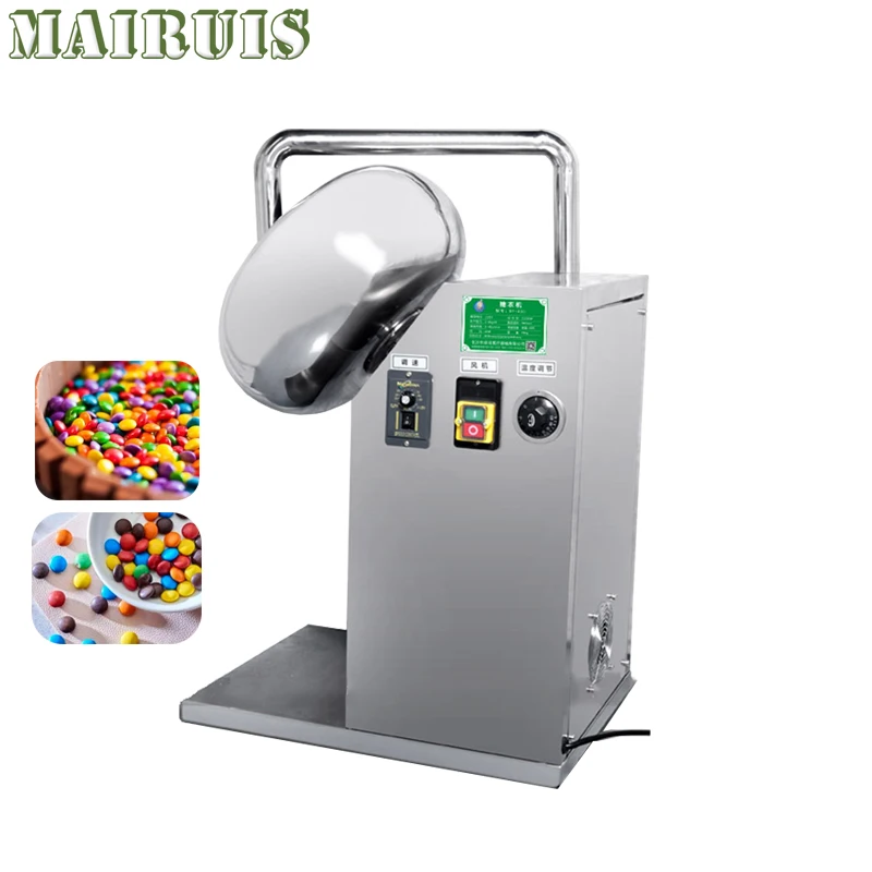 Automatic Peanut Candy Rolling Machine Stainless Steel Sugar Coater