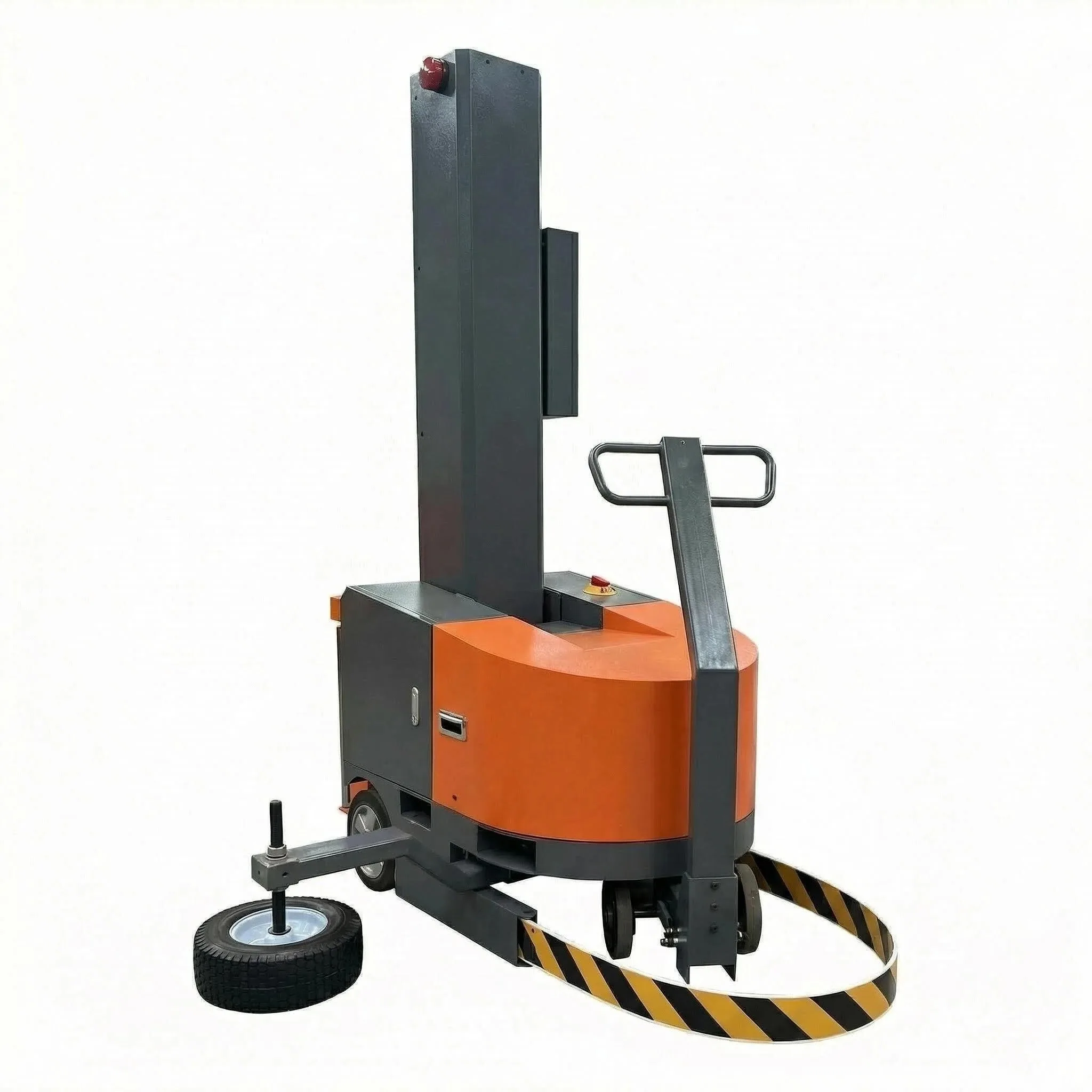 Large Pallet Size Available Automatic Mobile Robot Pallet Stretch Film Wrapper Machine Pallet Stretch Wrapping Machine
