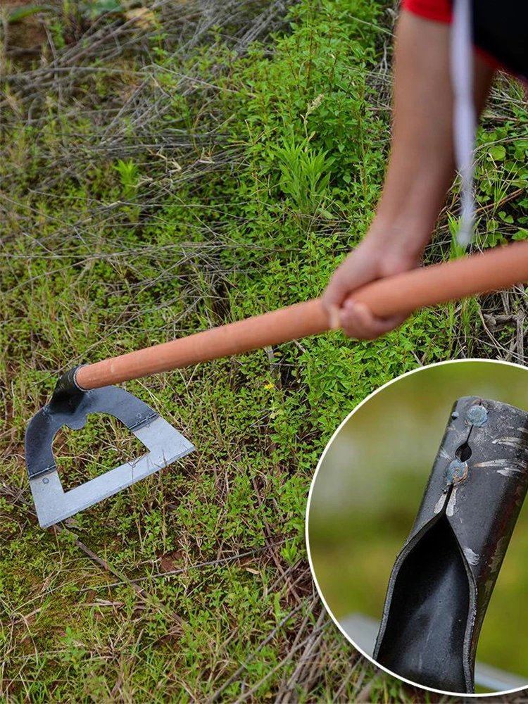 Imagem -06 - Handheld Agricultural Weeding Hoe Aço Manganês Espessado Plantando Jardinagem Vegetal Soltar o Solo Ferramentas de Ervas Daninhas