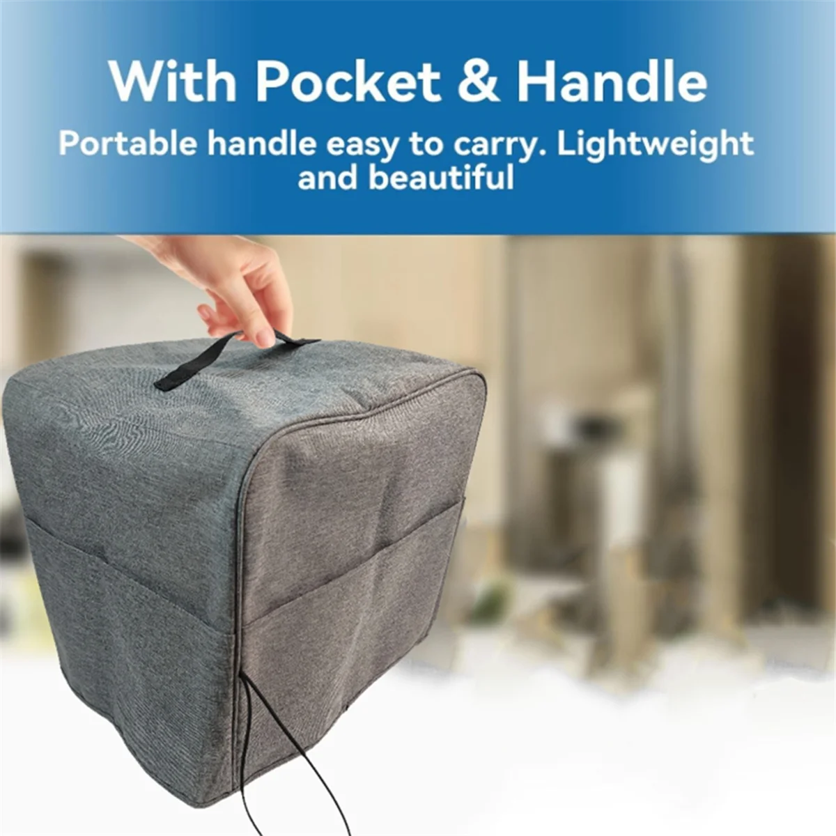 Пылезащитный чехол для кухонной машины Thermomix TM5/TM6/TM31, ткань Оксфорд, водонепроницаемый пылезащитный чехол для миксера, деталиN02R