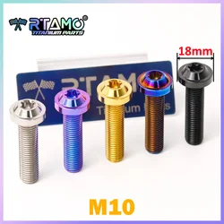 RTAMO Titanium Bolt M10X20/23/25/30/35/40/45/50/55/60/65/70/75/80mm 1.25/1.5Pitch Motorcycle Exhaust Shock Caliper Screws