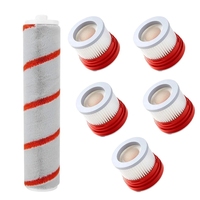 HEPA Filter Roller Brush Replacements For Xiaomi Dreame V9 V9P V10 Handheld Vacuum Cleaner Accessories Part Kits 6 Piece