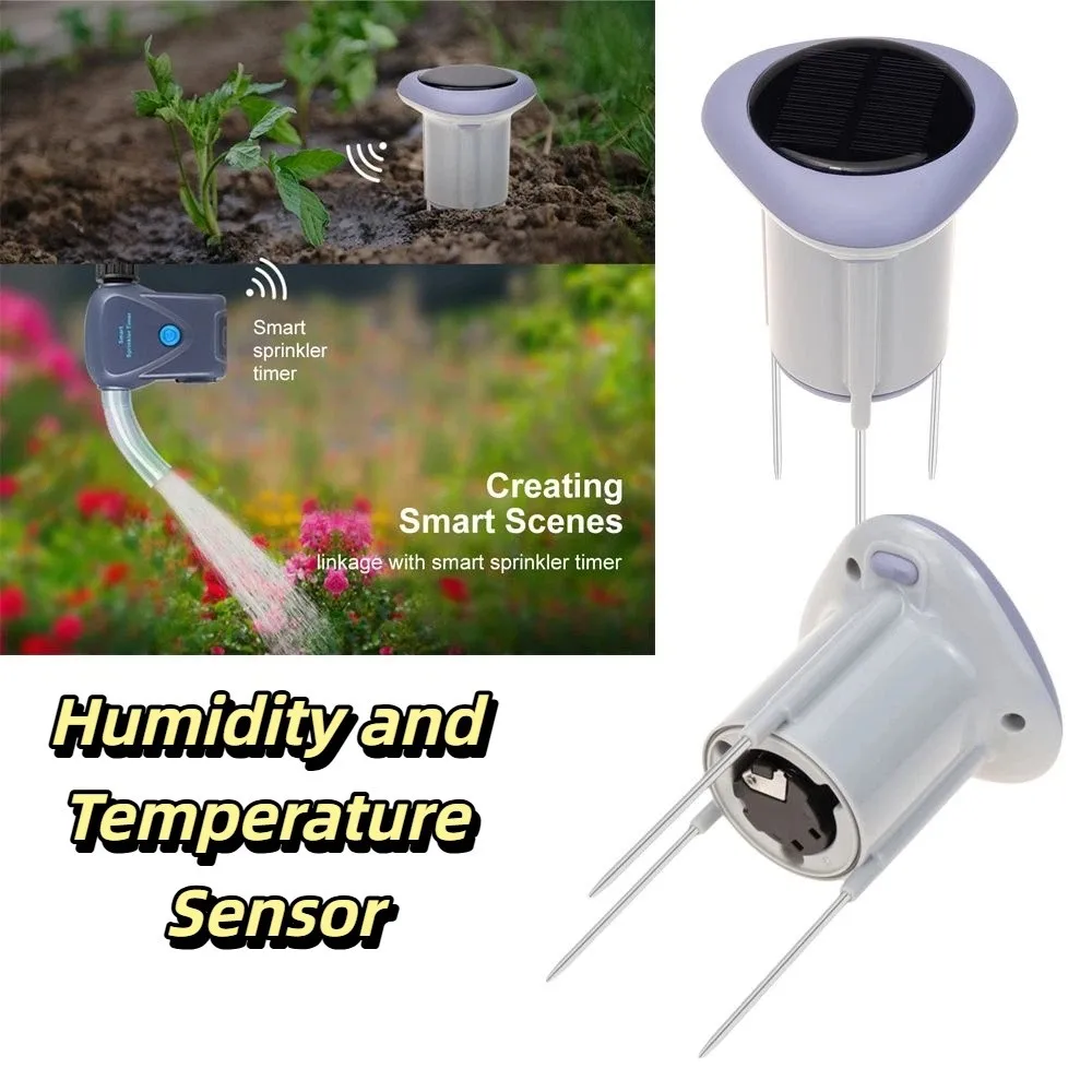 

Солнечная панель, датчик состояния почвы на солнечной энергии, мониторинг в реальном времени, беспроводная связь, умный датчик ZigBee, технология Tuya