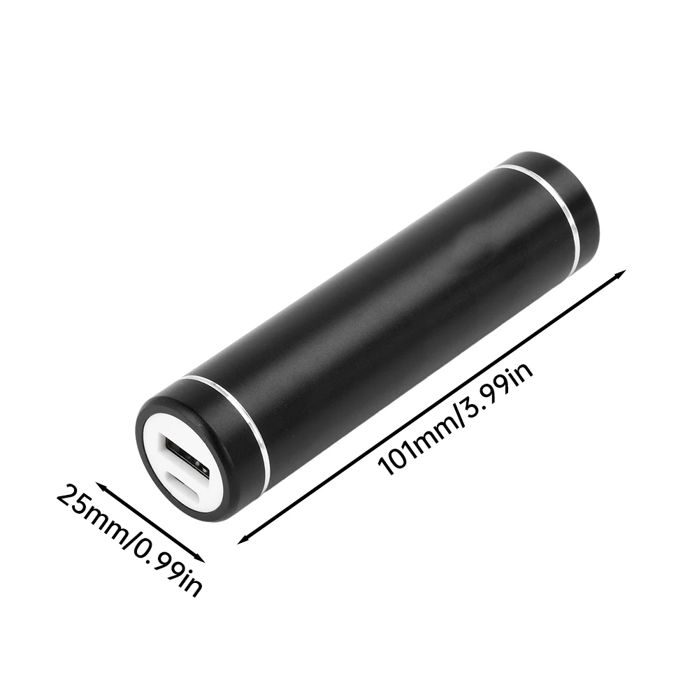 DIY Free Welding 1X 18650/21700 Battery Aluminum Power Bank Kit 5V 2A Type C Fast Charging Battery Storage Case Box