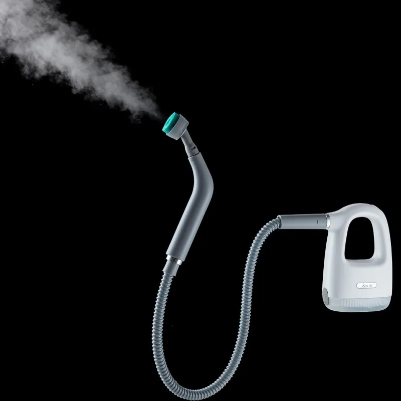 SALAV® CleanSteam Compact Steam Cleaner Pressurized Multi-Surface Handheld Steamer w/11pc Accessories, Safety Lock, White