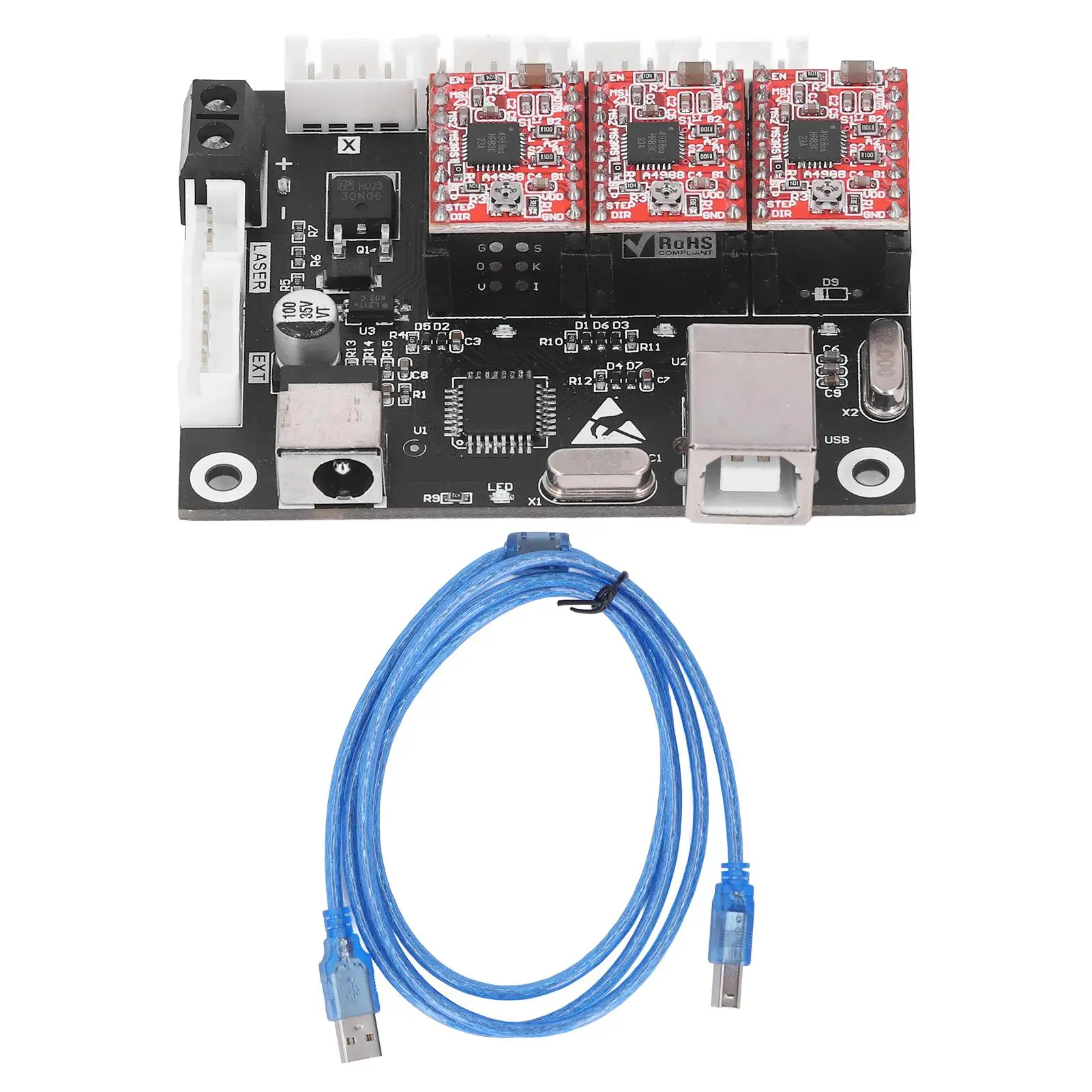 

Engraver Control Board 9V-24V 8A - Upgrade for industrial Engraving Machines