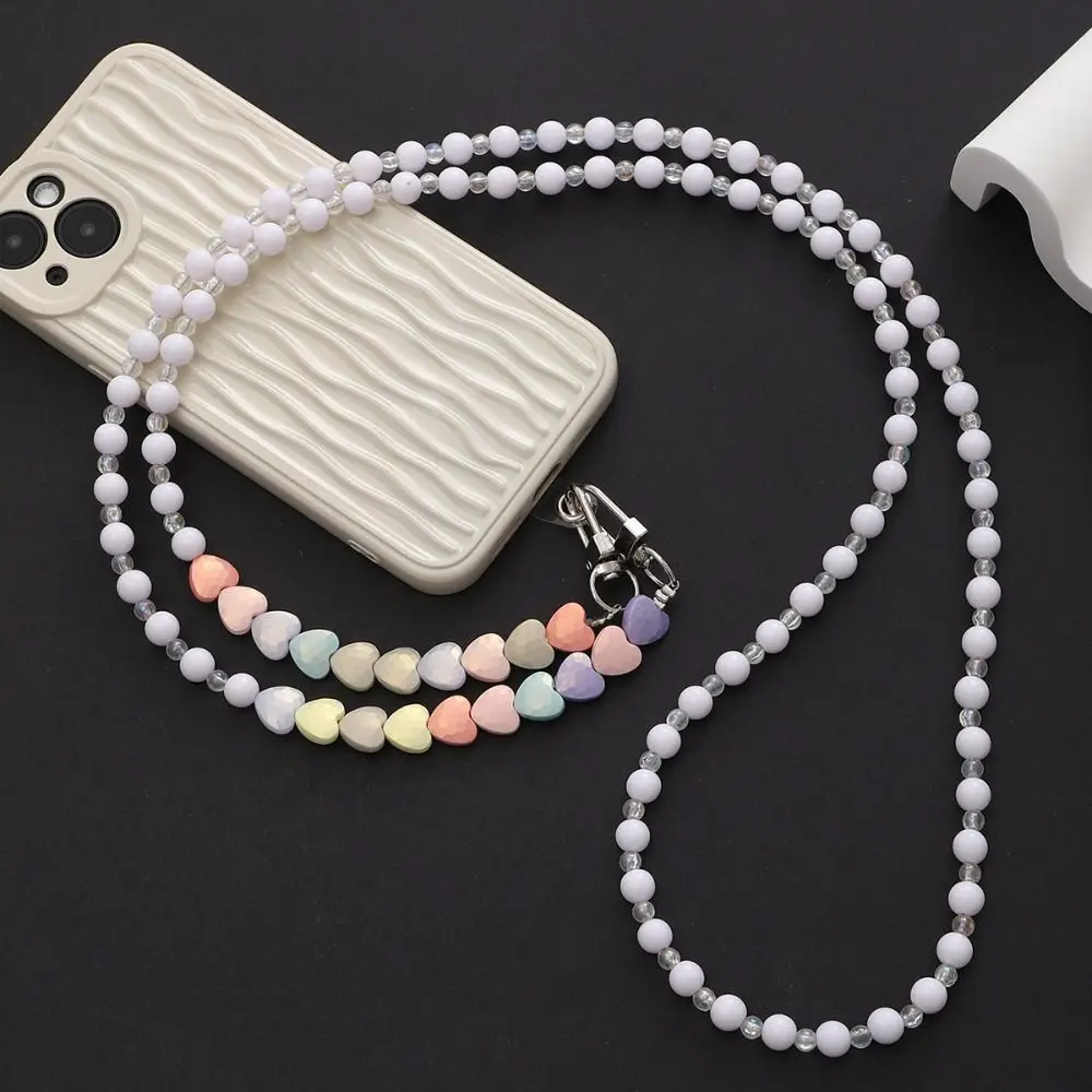 

Pendant Hanging Rope Mobile Phone Beading Metal Buckle Crossbody Cellphone Strap Phone Chain Necklace Phone Lanyard Phone Strap