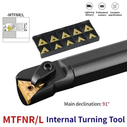 1pc S16Q-MTFNR16 S20R-MTFNR16 S25S-MTFNR16 portautensili per tornitura interna TNMG16 inserti in metallo duro barra per tornio Set di utensili da taglio CNC