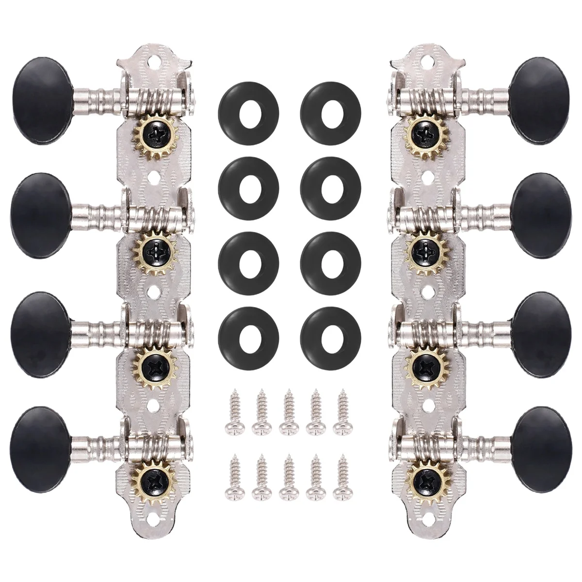 A98U 4L4R Mandolin Tuning Pegs Machine Heads String Tuning Pegs for 8 Strings Mandolin Instruments Accessory