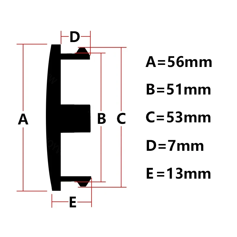 4Pcs/Set 56mm Universal ABS Wheel Center Cap Wheels Tyre Car Wheel Center Cap Set Vehicles Cover Practical Durable High Quality