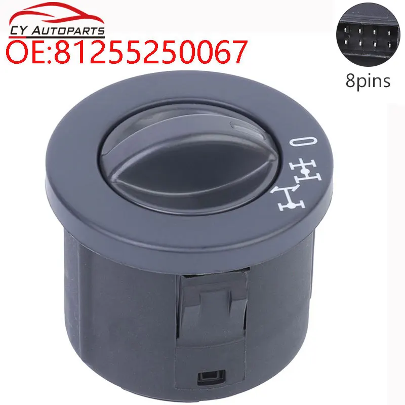 

New Car Headlight Switch Headlight Fog Control Switch For MAN TGA/TGL/TGM/TGS/TGX Truck 81255250067