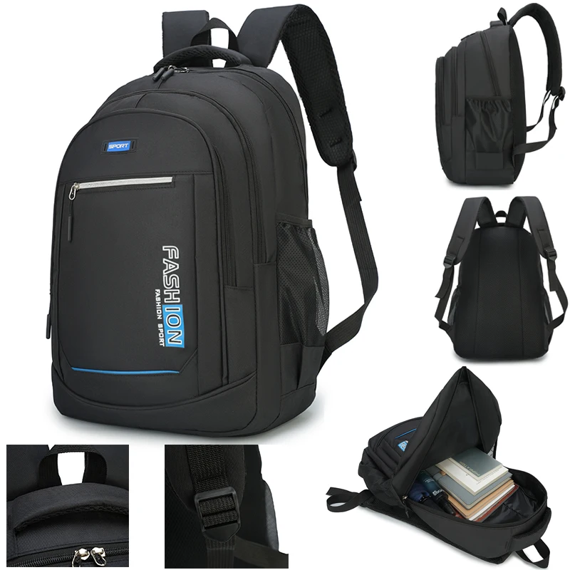 

New Backpack Male Leisure Business Backpack Large Capacity Versatile Dual-shoulder Travel Bags Lightweight And Portable Oxford