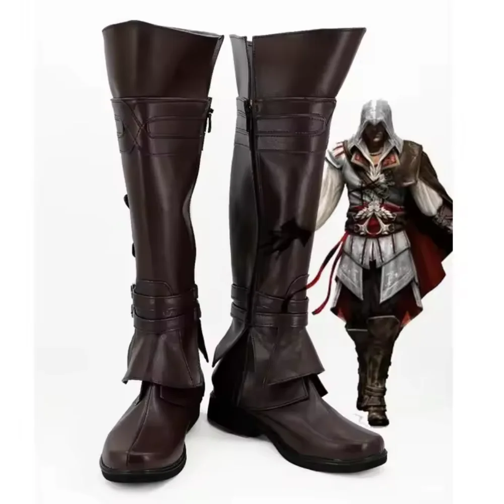 Hot Creed Cosplay Schoenen Ezio Assasin Connor Schoenen Laarzen Halloween Voor Man