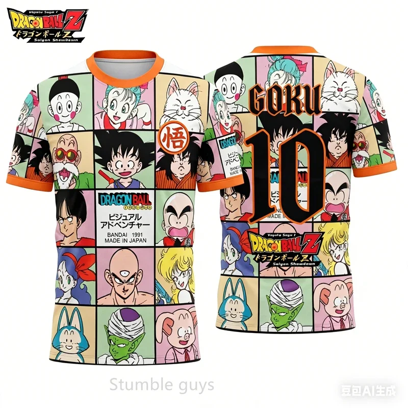 Kids Dragon Ball Z T-shirt Boys Clothes Girls Basketball Jersey Vegeta Women Super Saiyan 3 Shirt