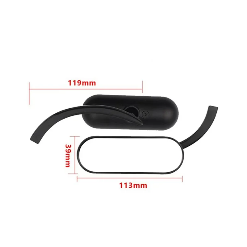 AB56-Rearview Mirror Motorcycle Rearview Mirror Rearview Mirror For  Sportster Black