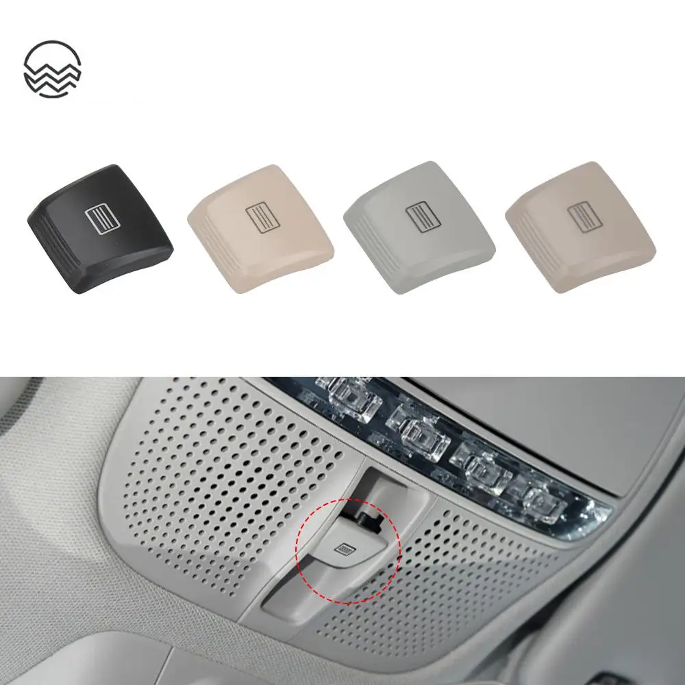 For Mercedes W205 253 Car Sunroof Window Switch Button Cover Plastic Car Indoor Ceiling Light Switch For Benz C GLC Class