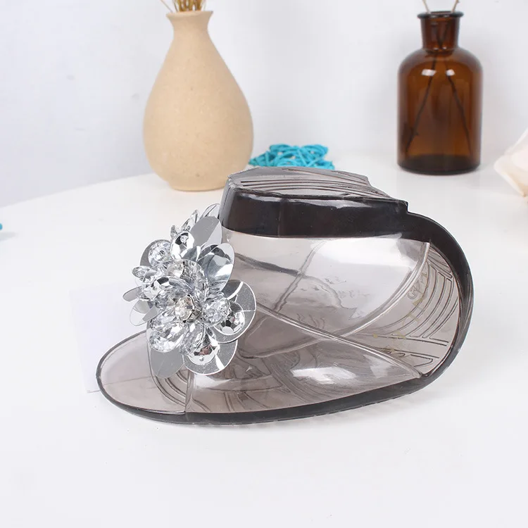 2026 Sommer Damenschuhe Sandalen Pantoletten Prinzessin Schleife Kristall Transparente Jelly Weiche Schuhe Femme Flache Strandsandalen für Damen – Detail 16