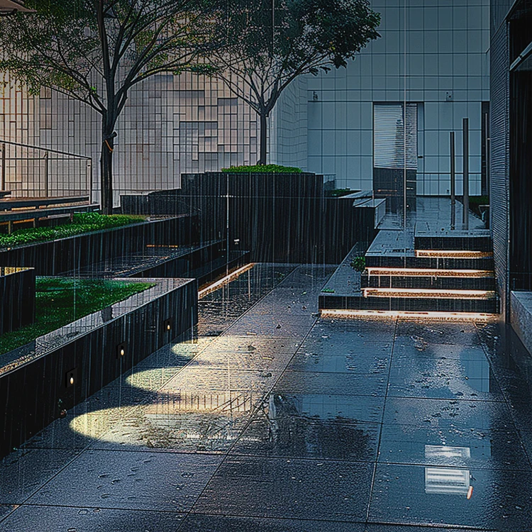 

3w staircase ladder light drop embedded staircase corridor aisle ladder corner light human body induction foot light