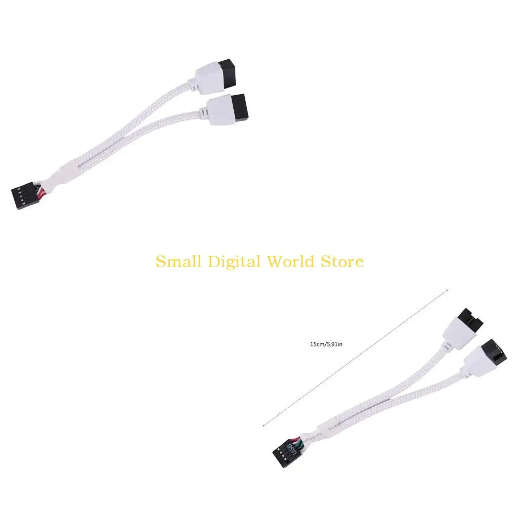 77UB Experience Improved USB Quality with this Shielded USB 2.0 9 Pin Splitter