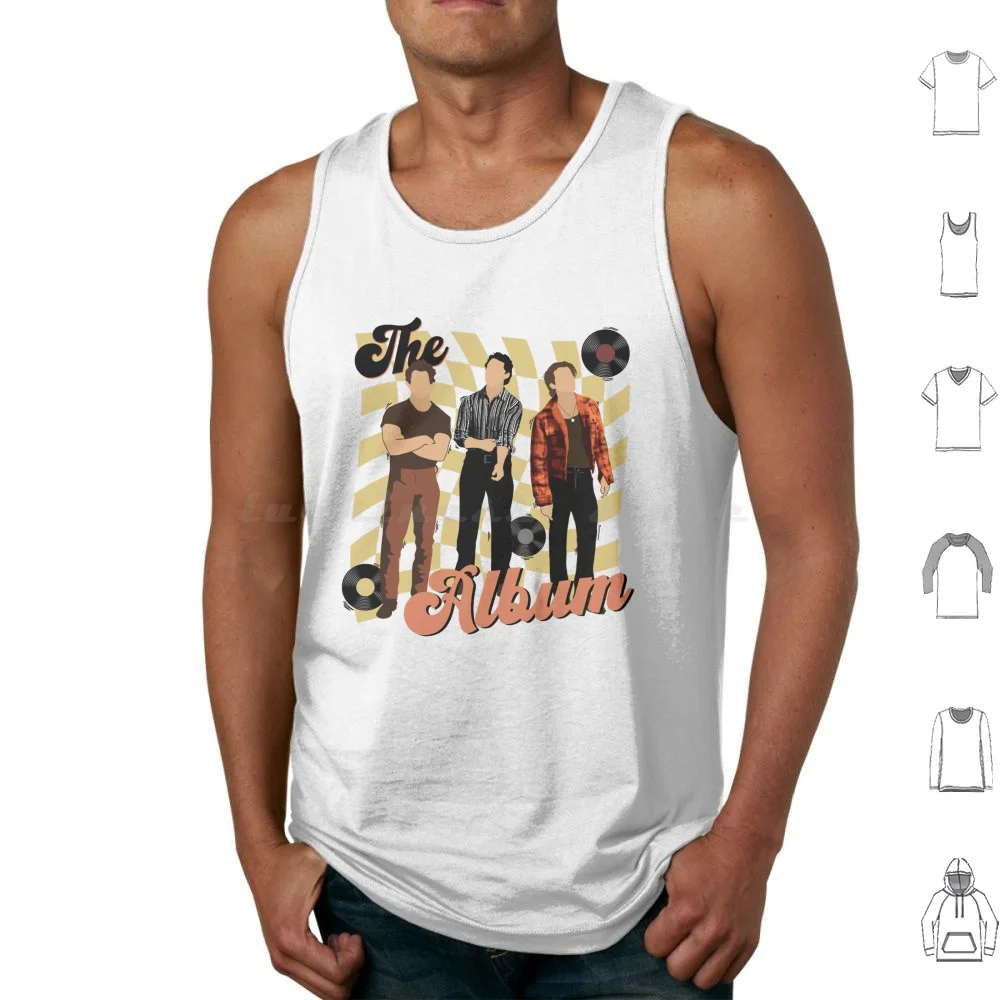 

Tour Vintage One Night Tour 2023 — Five The Album Ретро-альбомы Майки с принтом Хлопок Jonas 2023 Tour One Night Five Albums