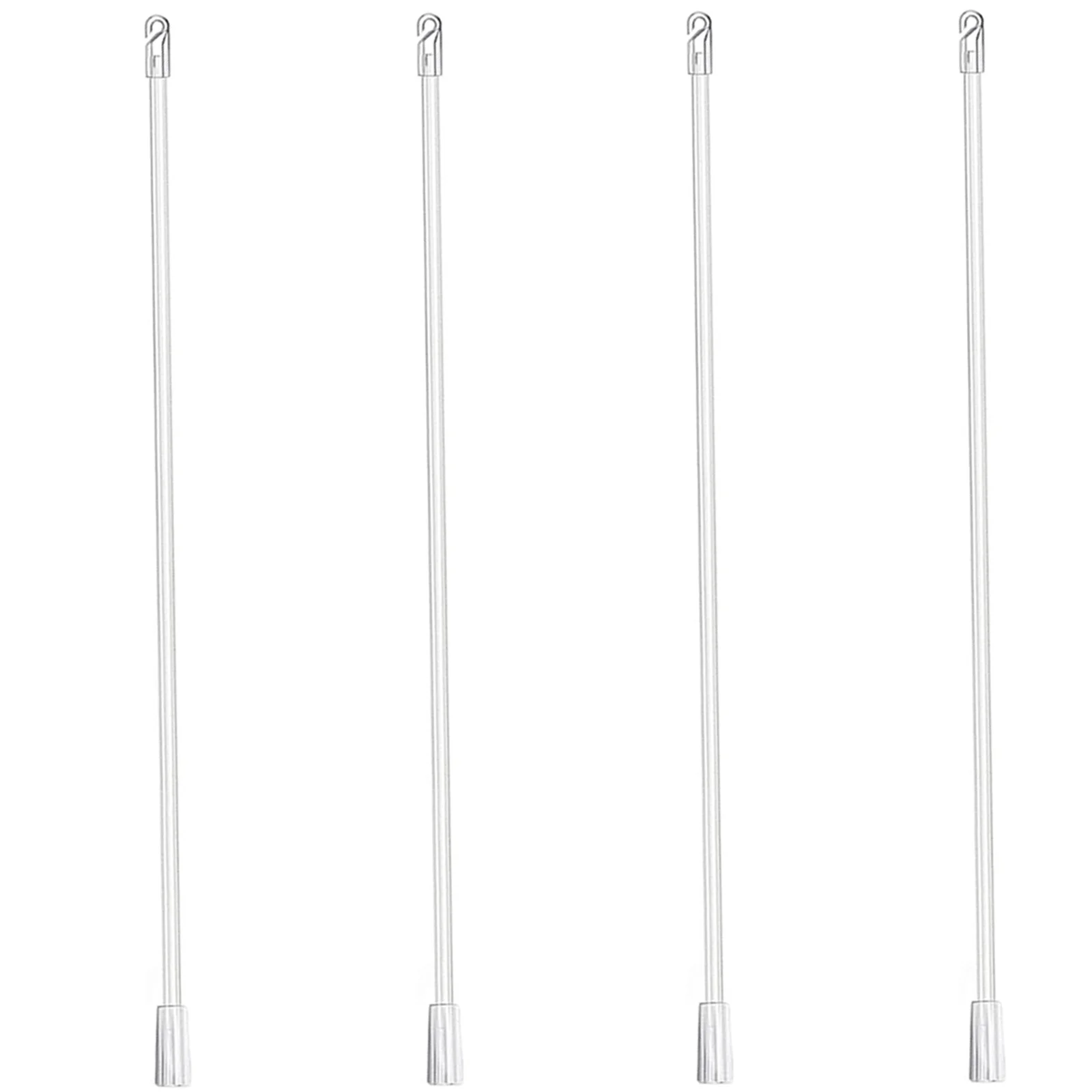 

4pcs Curtain Accessories Blind Wand Replacement Vertical Blind Control Plastic Pull Rod For Blinds Drapery Wand Home Office