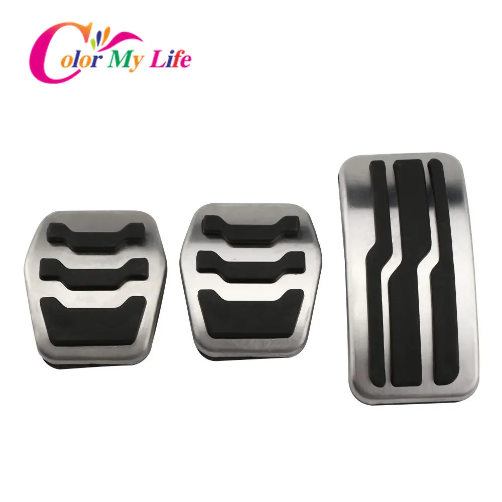 Stainless Steel Car Pedal Pads Pedals Cover for Ford Focus 2 3 4 MK2 MK3 MK4 RS ST 2005-2021 Kuga Escape 2009-2021
