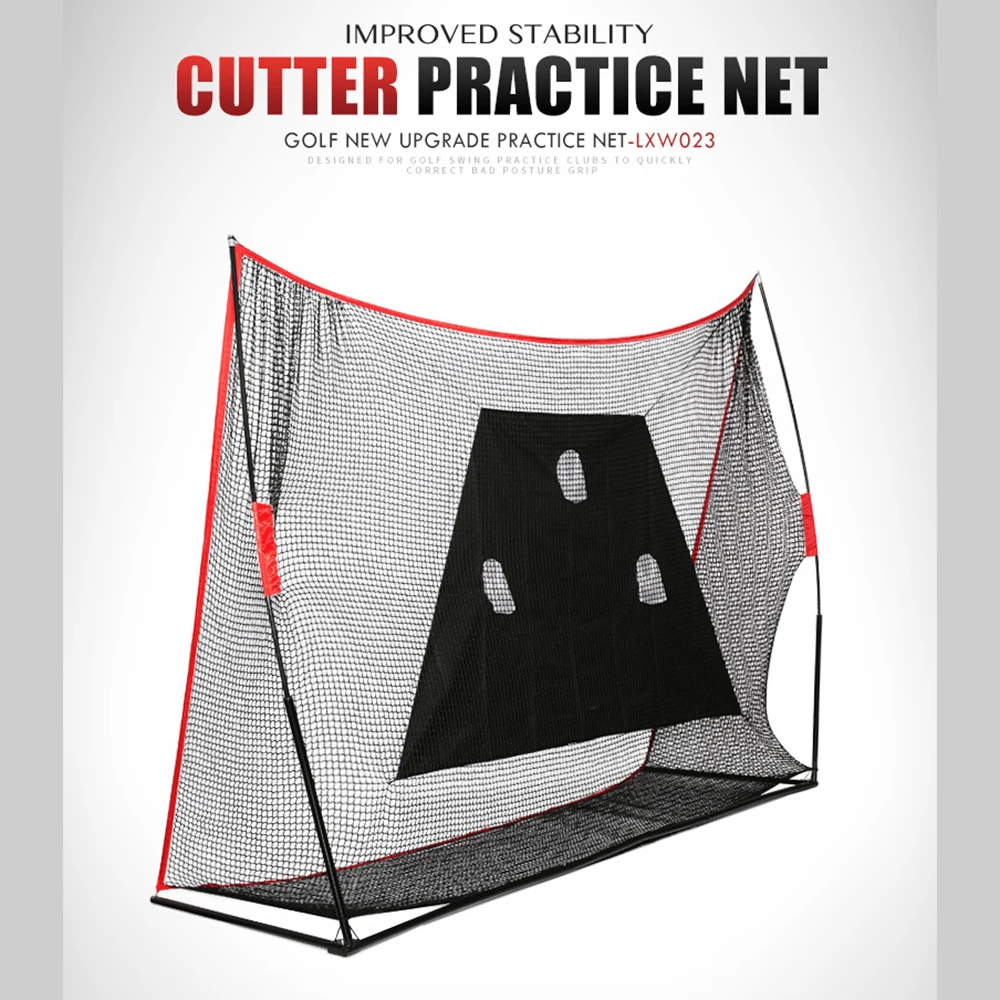 Indoor Outdoor Portable Foldable Golf Practice Net Tent Golf Hitting Cage Garden Grassland Practice Tent Golf Training Equipment